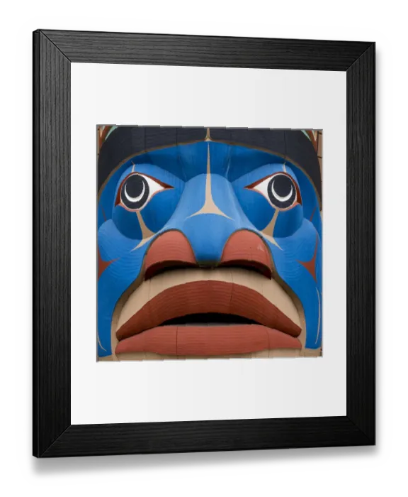 Framed Print : USA, Washington, Jamestown. Totem art. (PR) Credit as: Don Paulson / Jaynes Gallery Framed Print : USA, Washington, Jamestown. Totem art. (PR) Credit as: Don Paulson / Jaynes Gallery