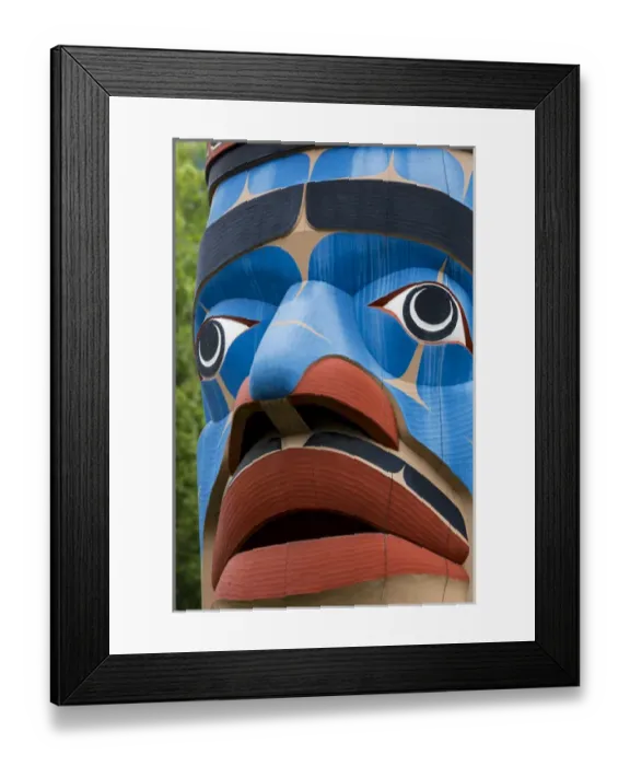Framed Print : USA, Washington, Jamestown. Totem art. (PR) Credit as: Don Paulson / Jaynes Gallery Framed Print : USA, Washington, Jamestown. Totem art. (PR) Credit as: Don Paulson / Jaynes Gallery