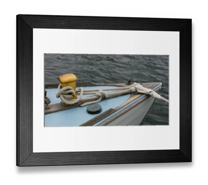 Framed Print : USA, Washington, Port Townsend. Bow of moored sailboat Framed Print : USA, Washington, Port Townsend. Bow of moored sailboat