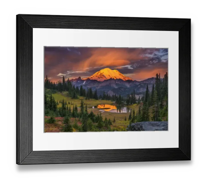 Framed Print : USA, Washington, Mt. Rainier National Park Framed Print : USA, Washington, Mt. Rainier National Park