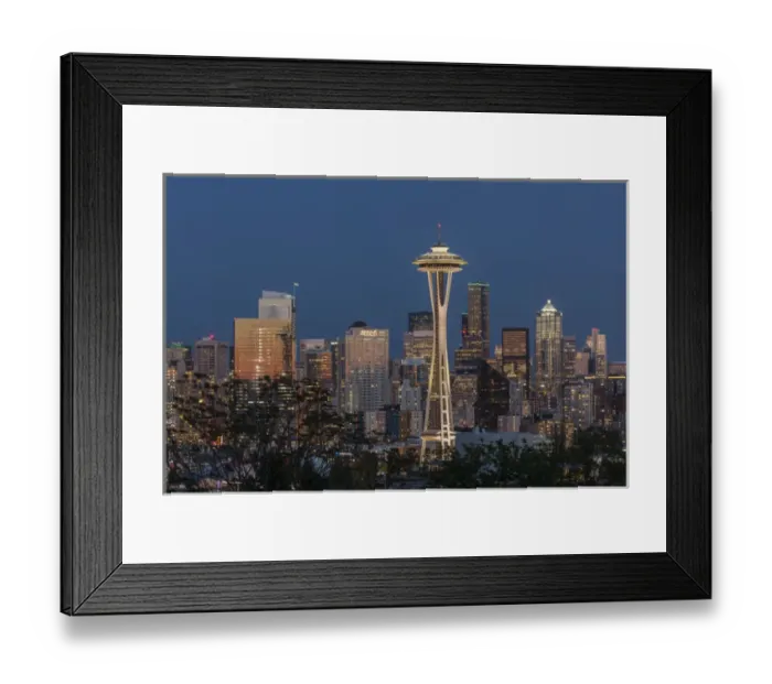 Framed Print : USA, Washington. Seattle skyline at dusk. Credit as: Don Grall / Jaynes Gallery / DanitaDelimont Framed Print : USA, Washington. Seattle skyline at dusk. Credit as: Don Grall / Jaynes Gallery / DanitaDelimont