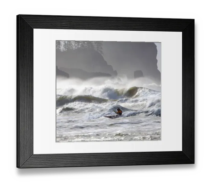 Framed Print : La Push Pummel and sea stacks. (MR) Framed Print : La Push Pummel and sea stacks. (MR)