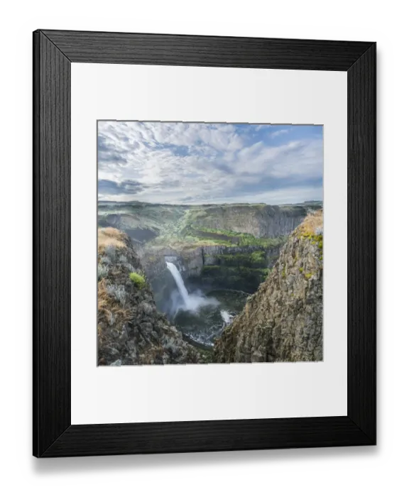 Framed Print : USA. Washington State. Palouse Falls in the spring, at Palouse Falls State Park Framed Print : USA. Washington State. Palouse Falls in the spring, at Palouse Falls State Park