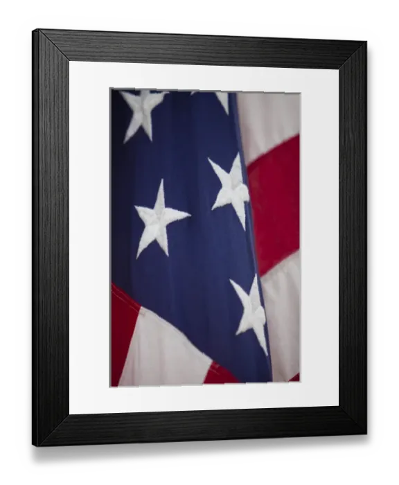 Framed Print : North America, United States, Washington, Bellevue, American flag detail Framed Print : North America, United States, Washington, Bellevue, American flag detail