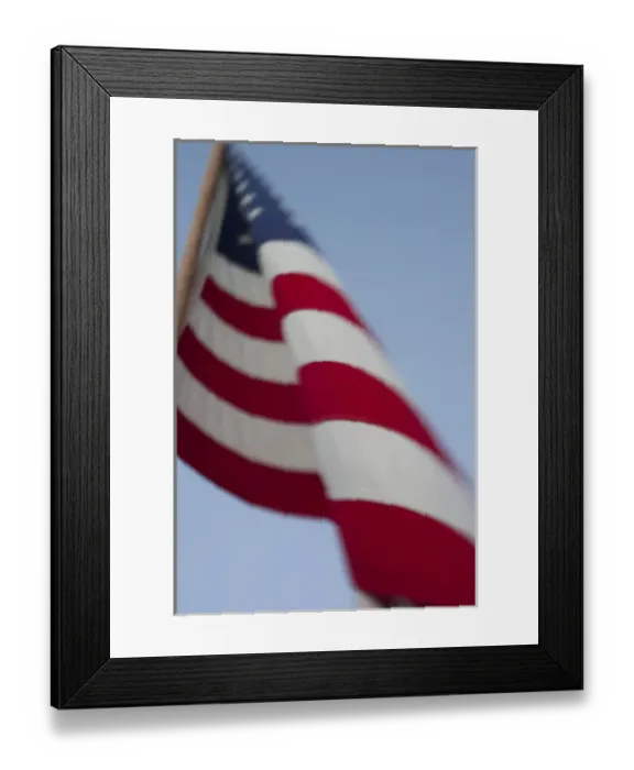 Framed Print : North America, United States, Washington, Bellevue, American flag in motion Framed Print : North America, United States, Washington, Bellevue, American flag in motion