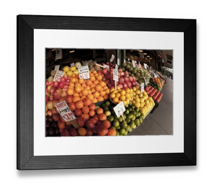 Framed Print : North America, United States, Washington, Seattle, fruits and vegetables at Pike Framed Print : North America, United States, Washington, Seattle, fruits and vegetables at Pike