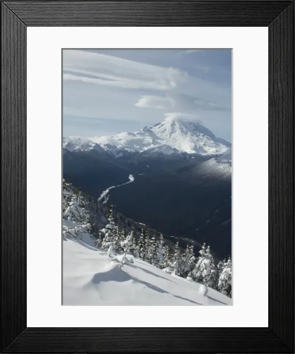 Framed Print : North America, United States, Washington, view of Mt