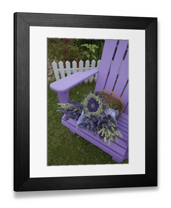 Framed Print : North America, United States, Washington, Sequim, bouquets of dried lavenderon purple Framed Print : North America, United States, Washington, Sequim, bouquets of dried lavenderon purple