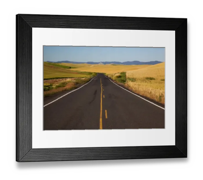 Framed Print : WA, Whitman County, Palouse Farmland Framed Print : WA, Whitman County, Palouse Farmland
