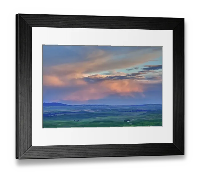 Framed Print : WA, Whitman County; view of farmland from Steptoe Butte Framed Print : WA, Whitman County; view of farmland from Steptoe Butte