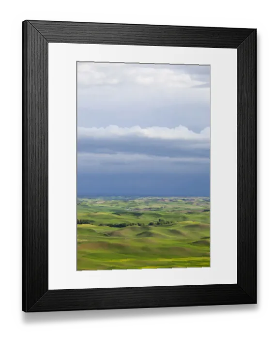 Framed Print : WA, Whitman County; view of farmland from Steptoe Butte Framed Print : WA, Whitman County; view of farmland from Steptoe Butte