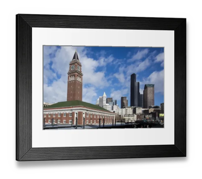 Framed Print : North America, United States, Washington, Seattle. King Street Station, serving Amtrak Framed Print : North America, United States, Washington, Seattle. King Street Station, serving Amtrak