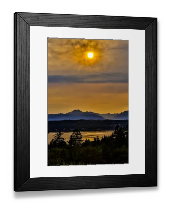 Framed Print : Bremerton, Washington. The Brothers Mountain and the Olympic Mountains overlook Dyes Inlet Framed Print : Bremerton, Washington. The Brothers Mountain and the Olympic Mountains overlook Dyes Inlet