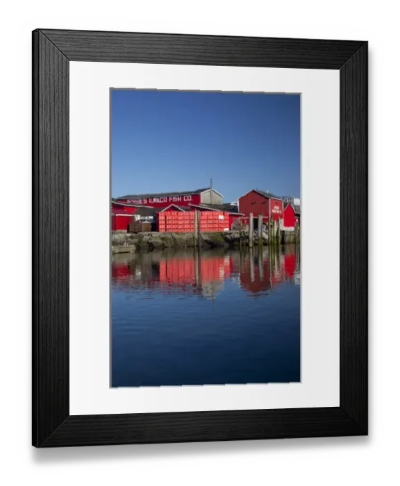 Framed Print : WA, Ilwaco, Jessies Ilwaco Fish Co. cannery at Port of Ilwaco Framed Print : WA, Ilwaco, Jessies Ilwaco Fish Co. cannery at Port of Ilwaco