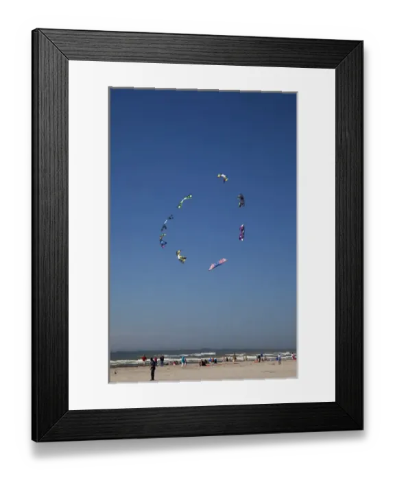 Framed Print : WA, Long Beach, International Kite Festival, Quad line stunt kites Framed Print : WA, Long Beach, International Kite Festival, Quad line stunt kites