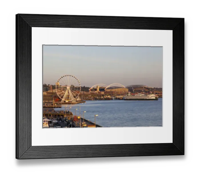 Framed Print : WA, Seattle, The Seattle Great Wheel, at Pier 57 on the waterfront Framed Print : WA, Seattle, The Seattle Great Wheel, at Pier 57 on the waterfront