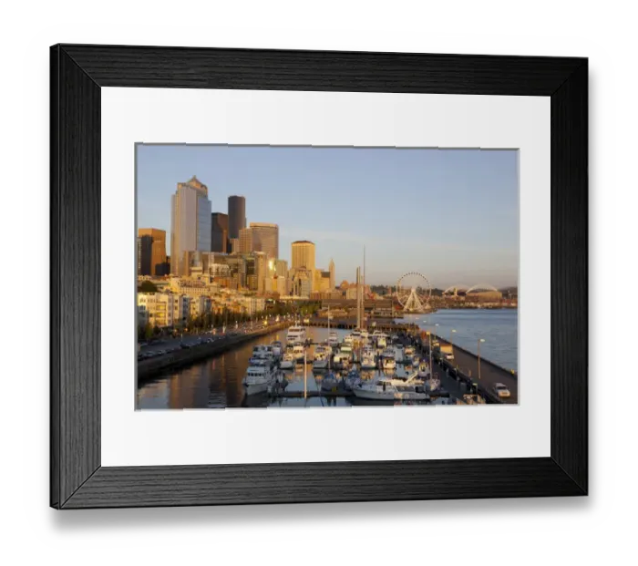 Framed Print : WA, Seattle, The Seattle Great Wheel, at Pier 57 on the waterfront Framed Print : WA, Seattle, The Seattle Great Wheel, at Pier 57 on the waterfront