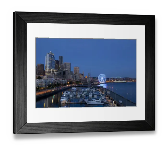 Framed Print : WA, Seattle, The Seattle Great Wheel, at Pier 57 on the waterfront Framed Print : WA, Seattle, The Seattle Great Wheel, at Pier 57 on the waterfront