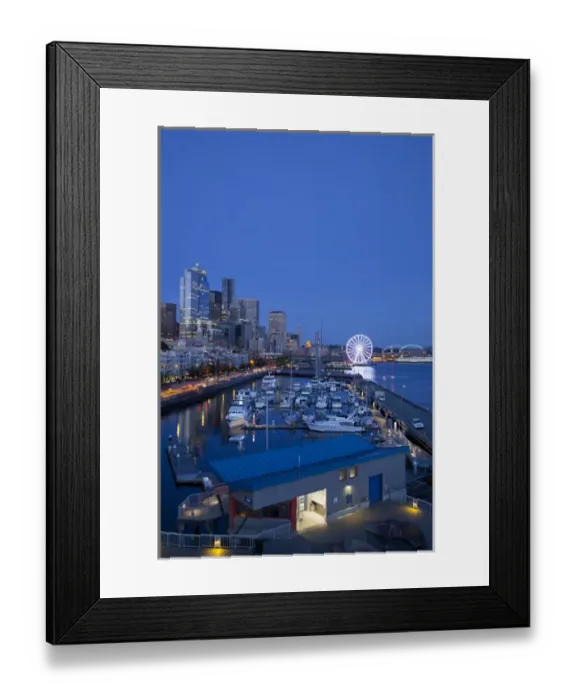 Framed Print : WA, Seattle, The Seattle Great Wheel, at Pier 57 on the waterfront Framed Print : WA, Seattle, The Seattle Great Wheel, at Pier 57 on the waterfront