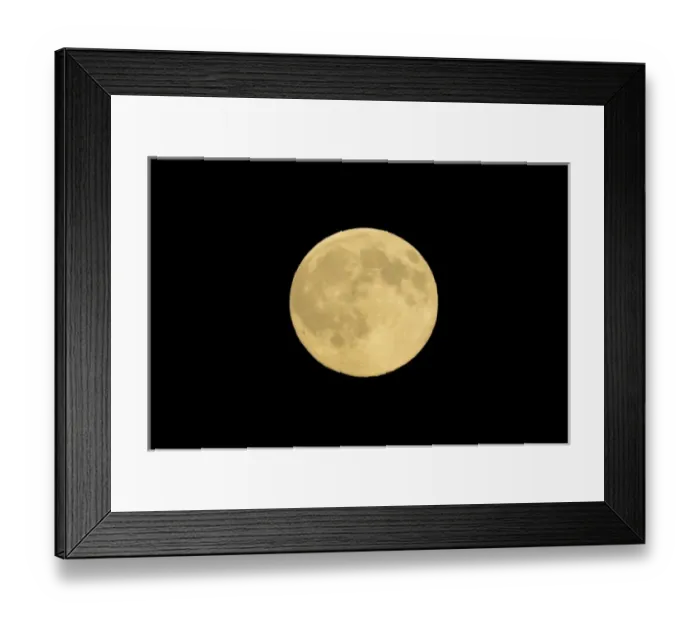 Framed Print : WA, Seattle, Full Moon Framed Print : WA, Seattle, Full Moon