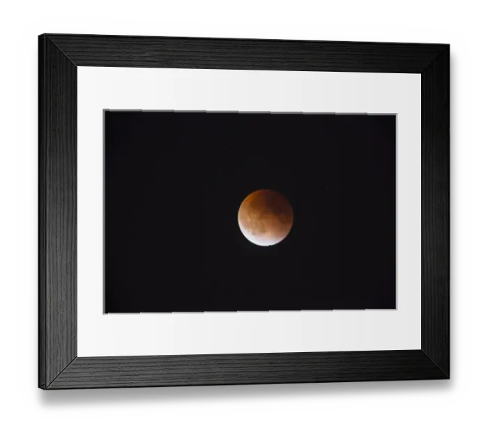 Framed Print : full moon over the 1002 coastal plain of the Arctic National Wildlife Refuge, Alaska