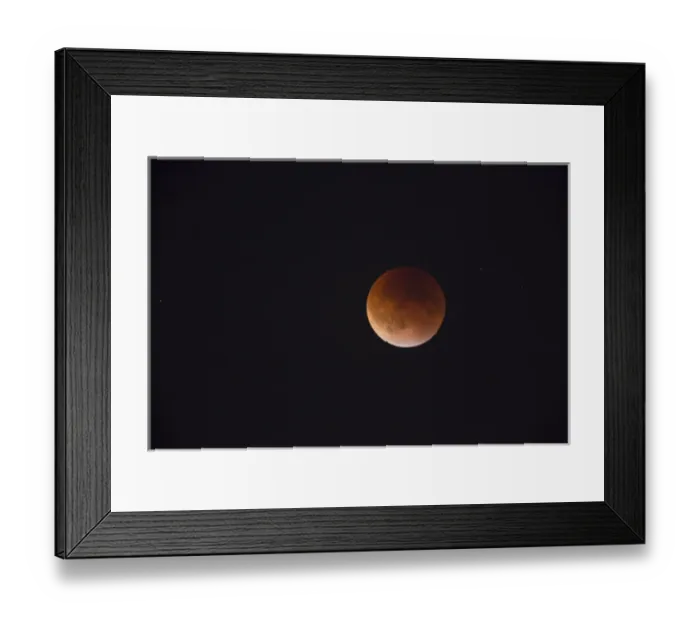 Framed Print : WA, Seattle, Lunar Eclipse, total lunar eclipse Framed Print : WA, Seattle, Lunar Eclipse, total lunar eclipse