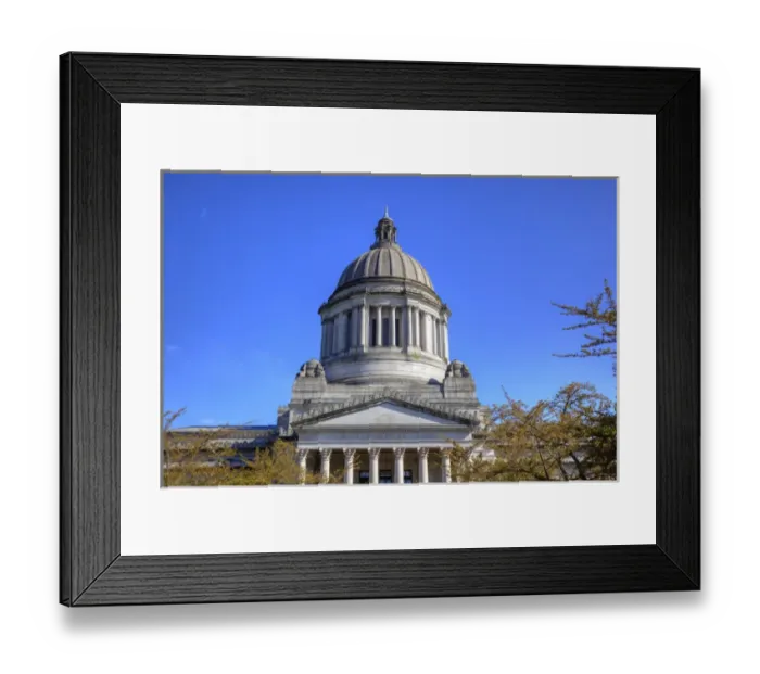 Framed Print : WA, Olympia, Washington State Capitol, Legislative Building Framed Print : WA, Olympia, Washington State Capitol, Legislative Building