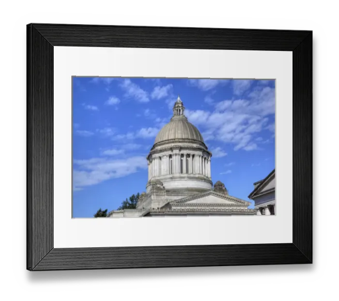 Framed Print : WA, Olympia, Washington State Capitol, Legislative Building