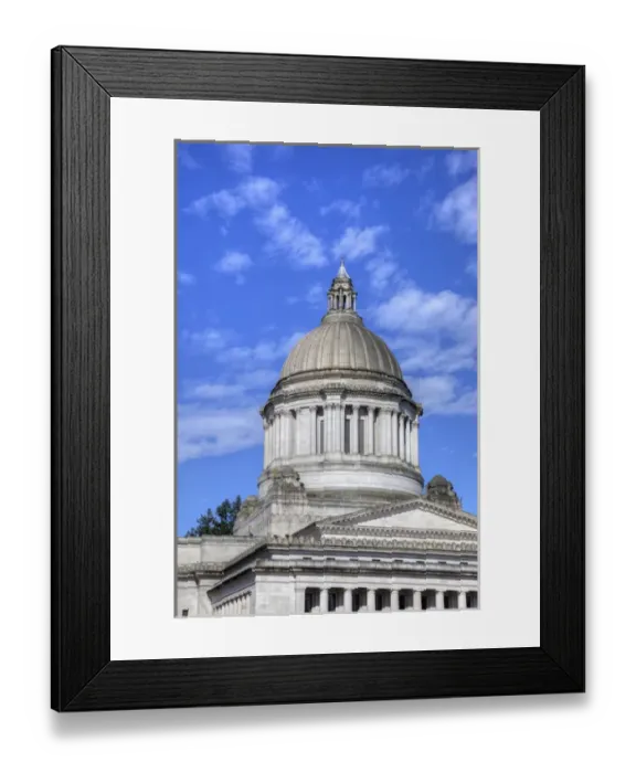 Framed Print : WA, Olympia, Washington State Capitol, Legislative Building