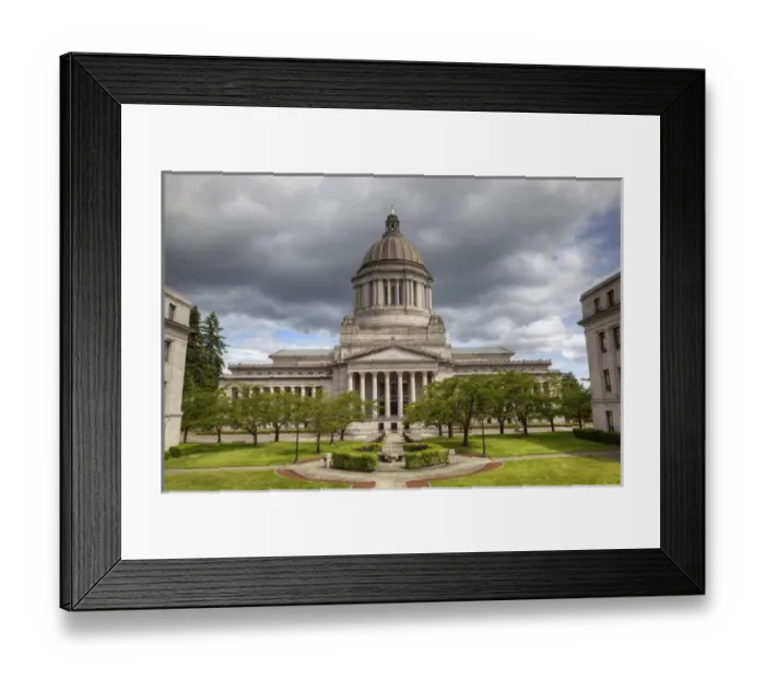 Framed Print : WA, Olympia, Washington State Capitol, Legislative Building Framed Print : WA, Olympia, Washington State Capitol, Legislative Building