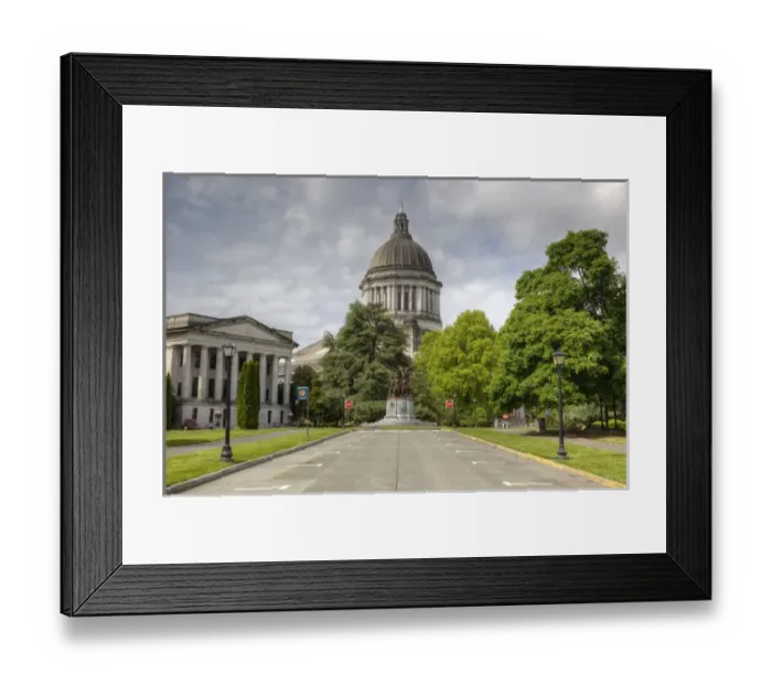 Framed Print : WA, Olympia, Washington State Capitol, Legislative Building Framed Print : WA, Olympia, Washington State Capitol, Legislative Building