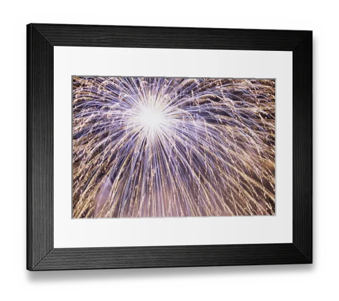 Framed Print : WA, Seattle, Fireworks on July 4th, at Gasworks Park Framed Print : WA, Seattle, Fireworks on July 4th, at Gasworks Park