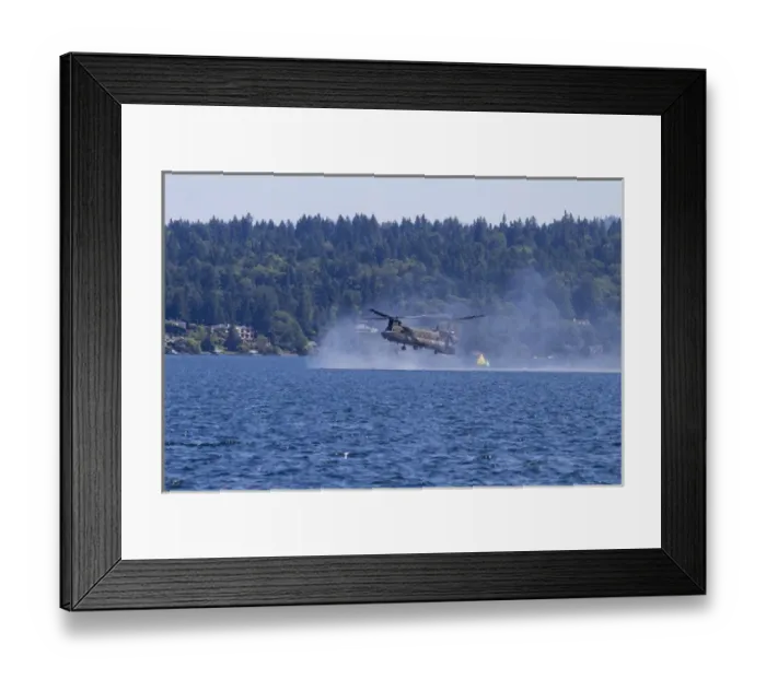 Framed Print : WA, Seattle, Seafair, US Army CH-47 Chinook Helicopter, Special Forces demonstration Framed Print : WA, Seattle, Seafair, US Army CH-47 Chinook Helicopter, Special Forces demonstration