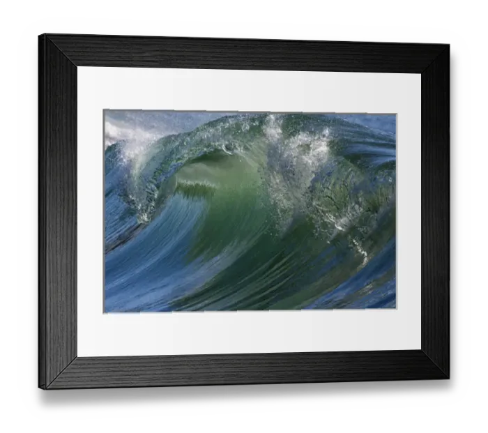 Framed Print : Breaking Wave