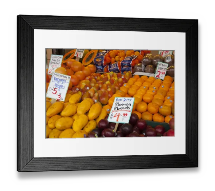 Framed Print : WA, Seattle, Pike Place Market Framed Print : WA, Seattle, Pike Place Market