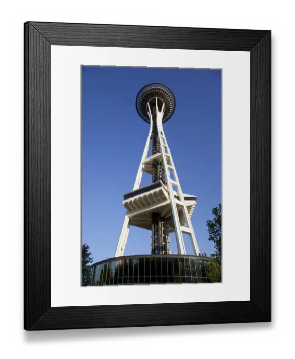 Framed Print : WA, Seattle, Seattle Center, Space Needle Framed Print : WA, Seattle, Seattle Center, Space Needle