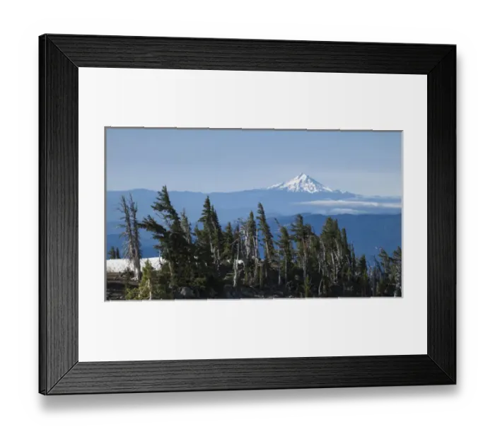 Framed Print : Oregon, Mount Hood. Mount Hood seen from Mount Adams Framed Print : Oregon, Mount Hood. Mount Hood seen from Mount Adams