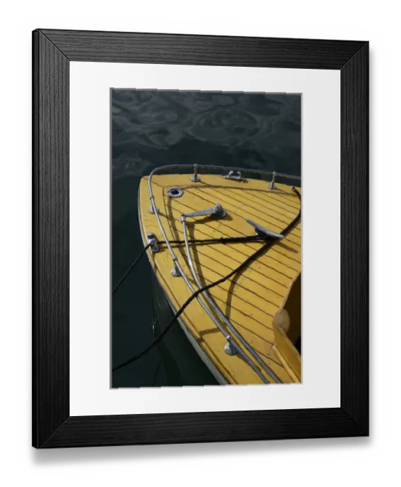 Framed Print : North America, USA, Washington, Port Townsend. Wood bow of a classic speedboat Framed Print : North America, USA, Washington, Port Townsend. Wood bow of a classic speedboat