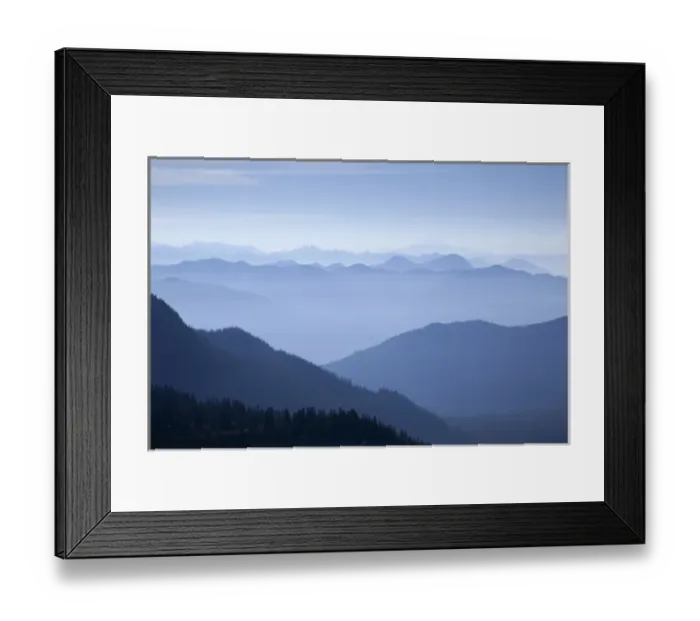Framed Print : WA, Mount Baker National Recreation Area, Park Butte, sunrise view from Railroad Grade Framed Print : WA, Mount Baker National Recreation Area, Park Butte, sunrise view from Railroad Grade