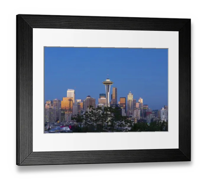 Framed Print : WA, Seattle, skyline view from Kerry Park (2015) Framed Print : WA, Seattle, skyline view from Kerry Park (2015)
