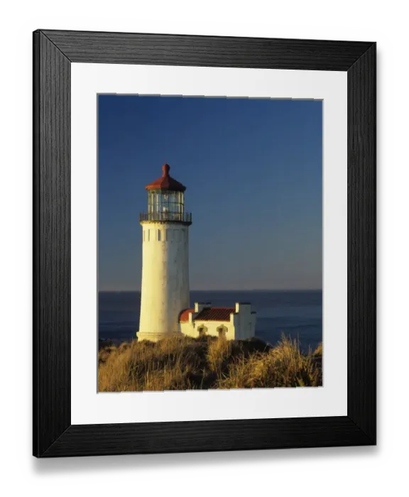 Framed Print : WA, Cape Disappointment State Park, North Head Lighthouse; established in 1898 Framed Print : WA, Cape Disappointment State Park, North Head Lighthouse; established in 1898