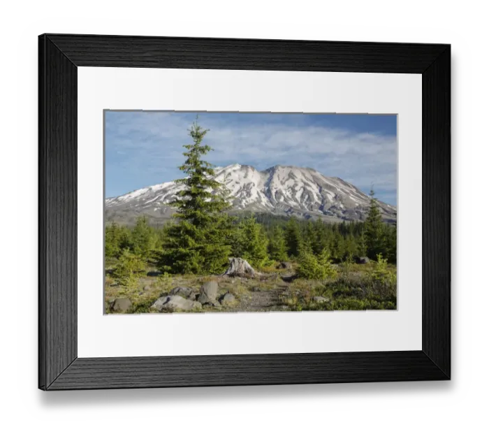 Framed Print : WA, Mount Saint Helens National Volcanic Monument, Mount Saint Helens, view from south Framed Print : WA, Mount Saint Helens National Volcanic Monument, Mount Saint Helens, view from south