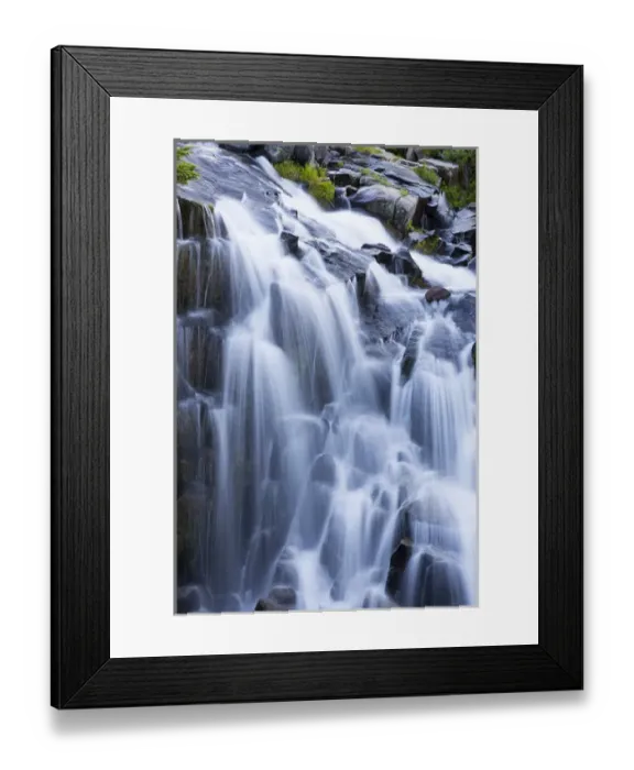 Framed Print : WA, Mount Rainier National Park, Myrtle Falls Framed Print : WA, Mount Rainier National Park, Myrtle Falls