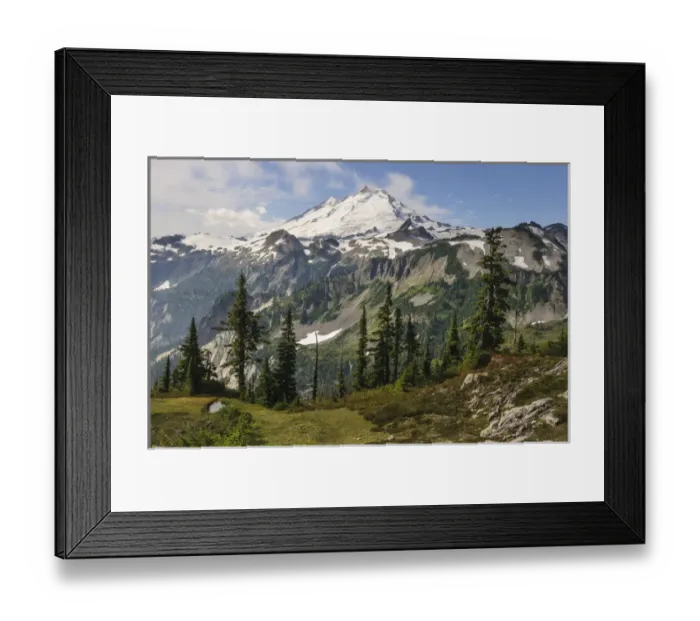 Framed Print : Washington, Cascade Mountains. Mount Baker seen from Artist Point Framed Print : Washington, Cascade Mountains. Mount Baker seen from Artist Point