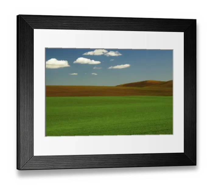 Framed Print : Palouse View in Whitman County, Washington, USA