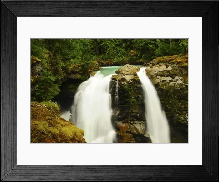 Framed Print : Hooksack Falls, Mount Baker-Snoqualmie National Forest, Washington, USA Framed Print : Hooksack Falls, Mount Baker-Snoqualmie National Forest, Washington, USA
