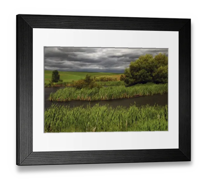 Framed Print : Threatening Clouds and Storm, Paloause, Whitman County, Washington, USA Framed Print : Threatening Clouds and Storm, Paloause, Whitman County, Washington, USA
