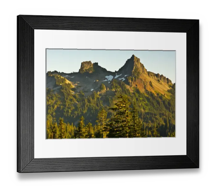 Framed Print : Sunset; Tatoosh Mountains; Mount Rainier National Park; Washington; USA Framed Print : Sunset; Tatoosh Mountains; Mount Rainier National Park; Washington; USA