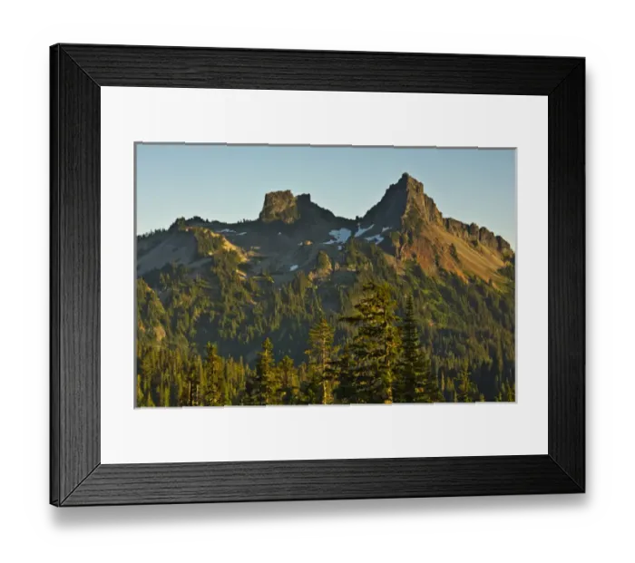 Framed Print : Sunset, Tatoosh Mountains, Mount Rainier National Park, Washington, USA Framed Print : Sunset, Tatoosh Mountains, Mount Rainier National Park, Washington, USA