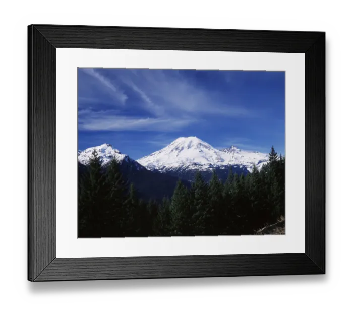 Framed Print : USA, Washington State, View of Mt Rainer National Park Framed Print : USA, Washington State, View of Mt Rainer National Park
